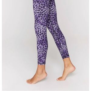 Spiritual gangster 7/8 Lavender Cheetah high waist leggings